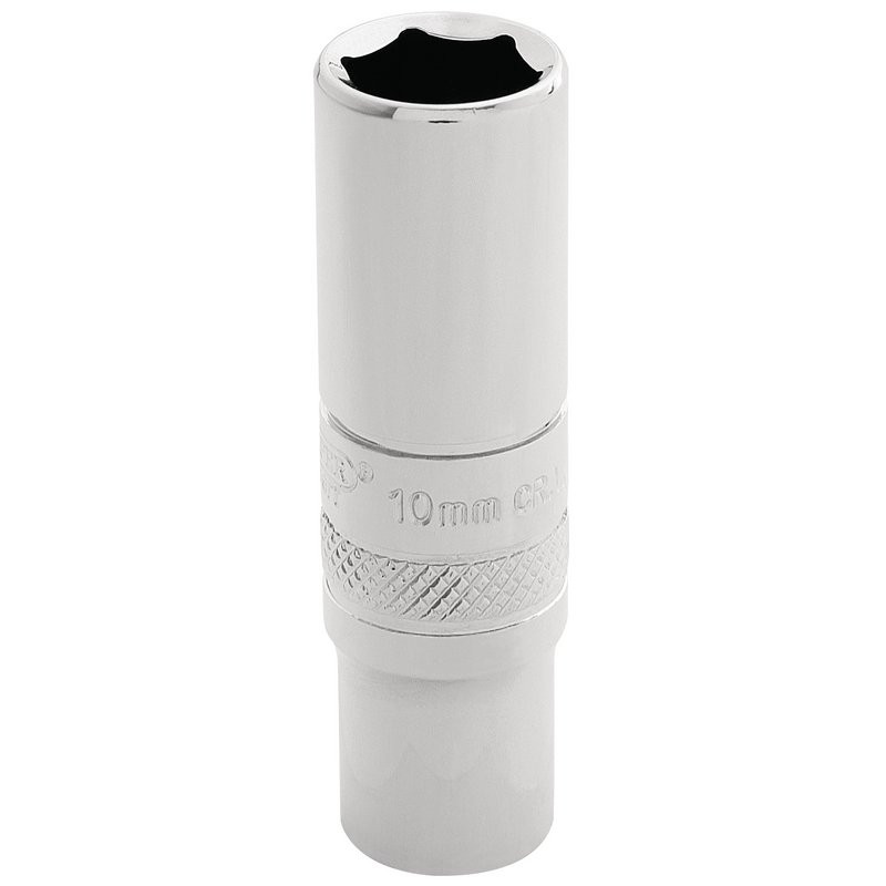 Draper Expert 32761 HI-TORQ 6 Point Deep Socket, 1/4" Sq. Dr., 10mm