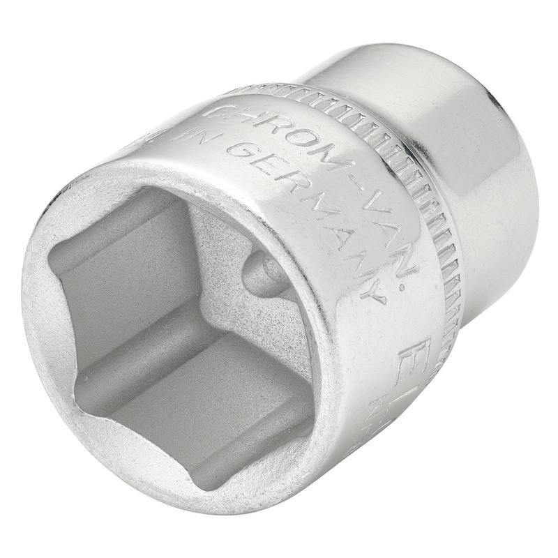 Elora 15234 Hexagon Socket, 3/8" Sq. Dr., 17mm