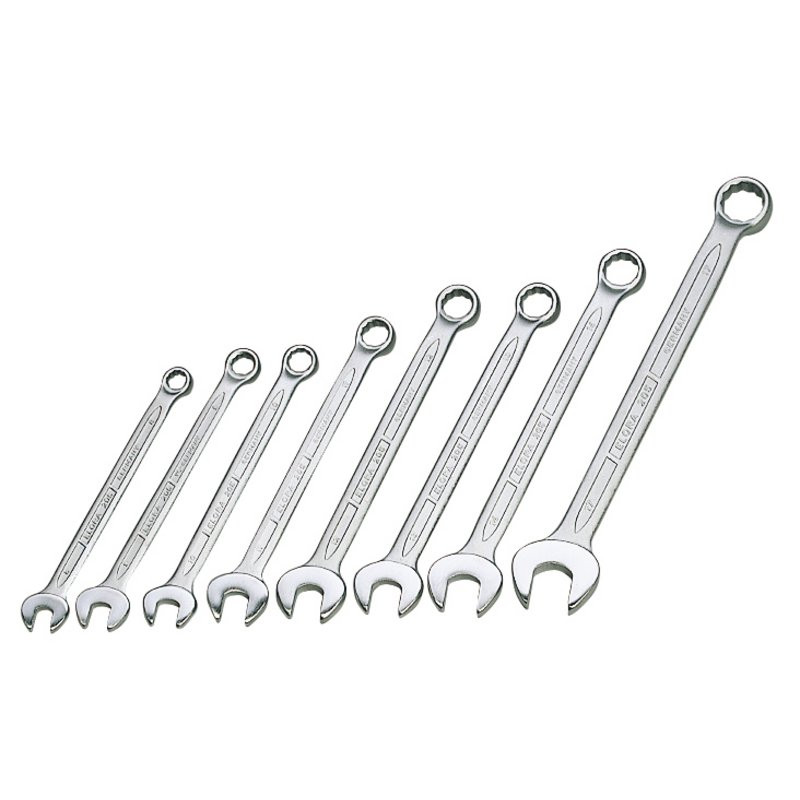 Elora 13710 Long Metric Combination Spanner Set (8 Piece)