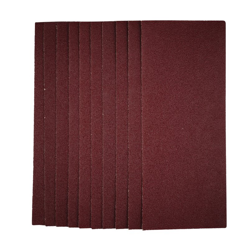 Draper 55964 1/2 Sanding Sheets, 115 x 280mm, 40 Grit (Pack of 10)