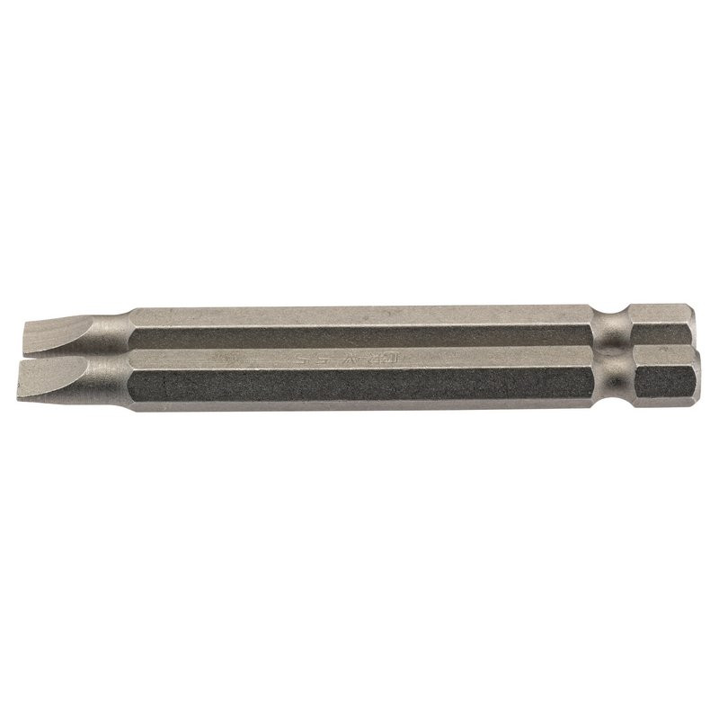Draper 64296 Plain Slot Insert Bit, 5.5mm, 1/4" Hex, 75mm Long (Pack of 2)