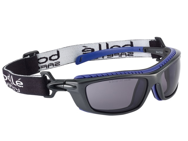 Bolle Safety BAXPSF BAXTER PLATINUM Safety Goggles - Smoke