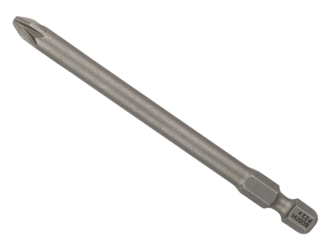 Bosch 2607001583 Extra Hard Screwdriver Bit PZ2 x 89mm Pack of 3