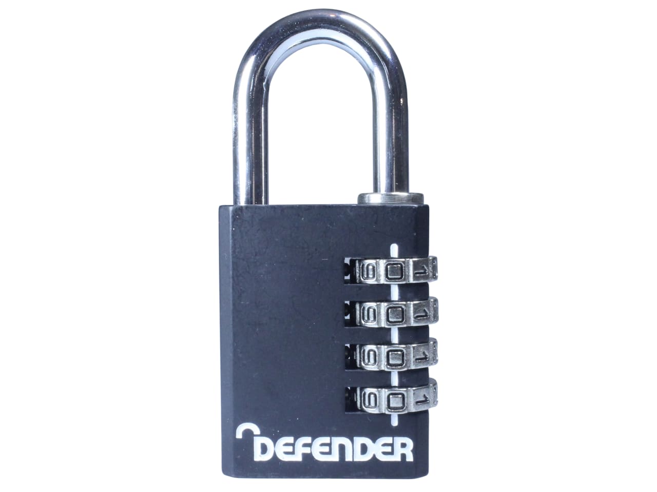 DEFENDER DFCOMBI40 Black Die-Cast Combination Padlock 40mm - DEFCOMBI40 - main image