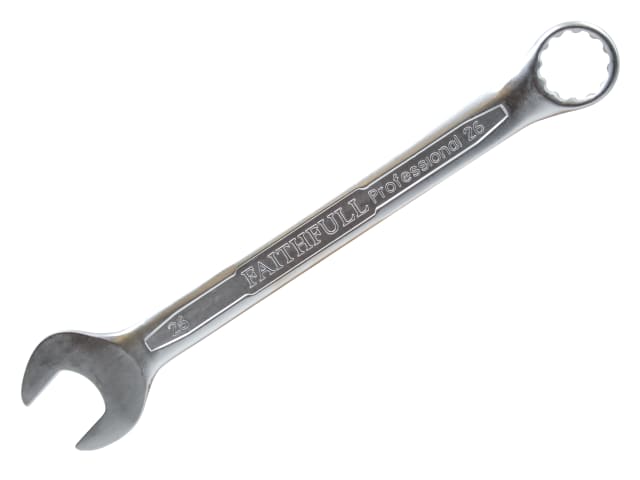 Faithfull Combination Spanner CV Satin Finish 26mm
