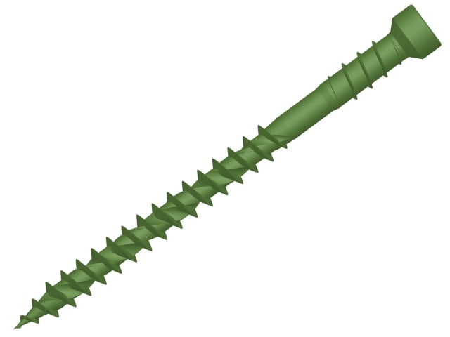 ForgeFix FFDSC4560GT ForgeFast TORX Compatible Decking Screws Reduced Head Green 4.5x60 T15 Tub 500