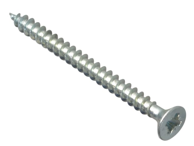 ForgeFix FPMPS450ZP Multi-Purpose Pozi Compatible Screw CSK ST ZP 4.0 x 50mm Forge Pack 15