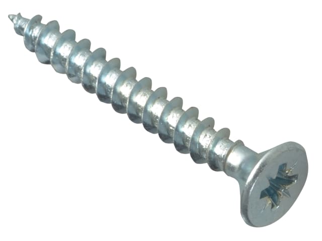 ForgeFix MPS540ZP Multi-Purpose Pozi Compatible Screw CSK ST ZP 5 x 40mm Box 200