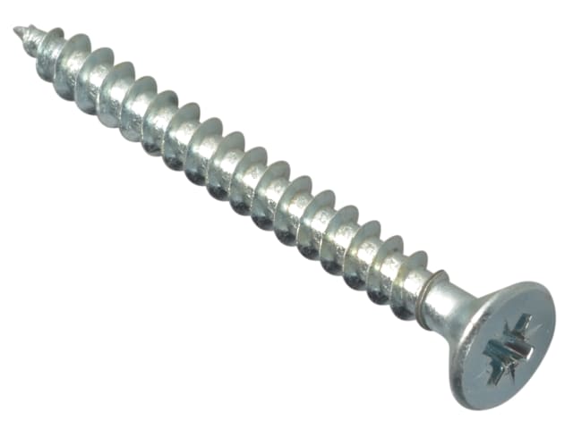 ForgeFix MPS550ZP Multi-Purpose Pozi Compatible Screw CSK ST ZP 5 x 50mm Box 200