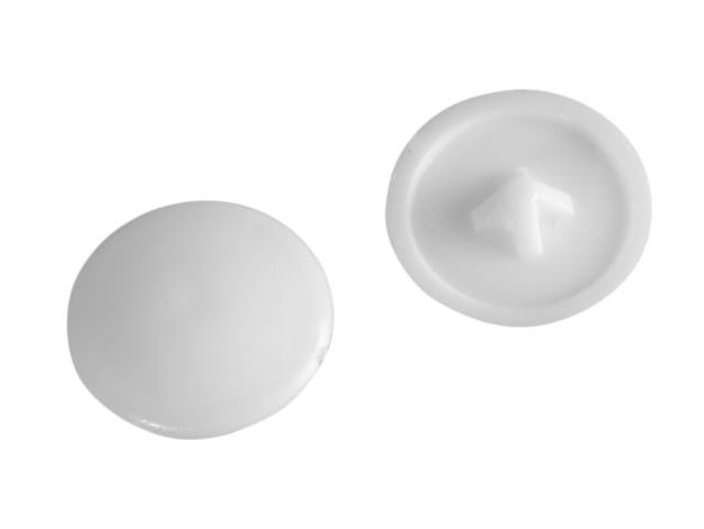 ForgeFix 100PCC0 Pozi Compatible Cover Cap White No.6-8 Bag 100