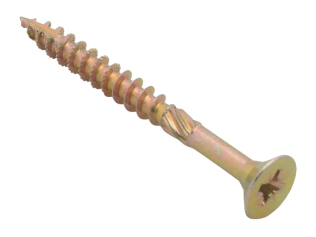 ForgeFix SPE550Y Spectre PZ Compatible Wood Screw CSK ZYP 5.0 x 50mm Box 200