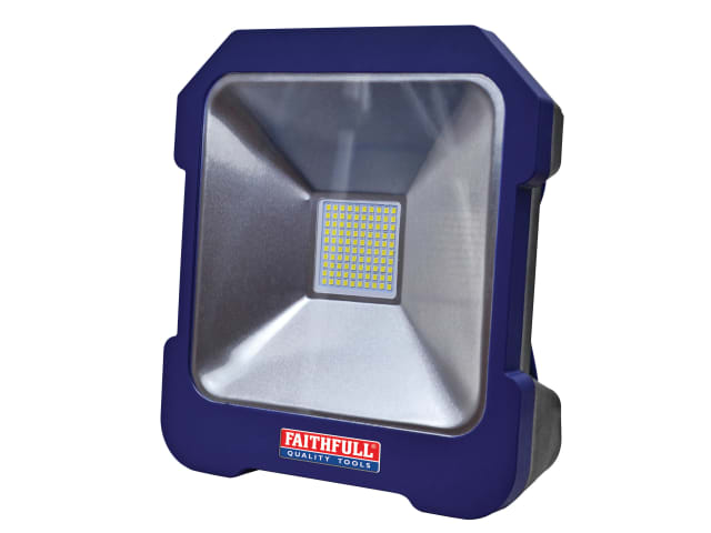 Faithfull Power Plus EBTL1051 SMD LED Task Light with Power Take Off 20W 240V