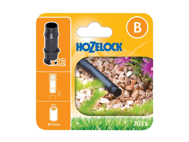 Hozelock 100-002-002 7031 End Plug 13mm (Pack 12)