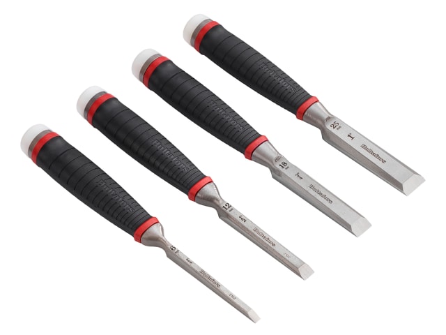 Hultafors 390671 HDCS4 Heavy-Duty Chisel Set, 4 Piece (6-25mm)