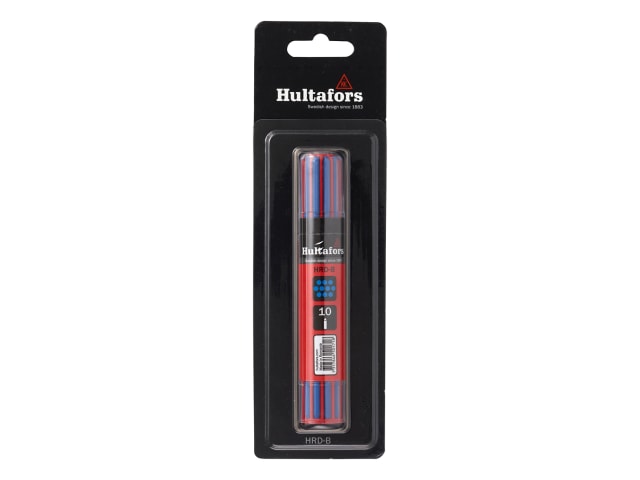 Hultafors 650270 Dry Marker Refill Blue (10) Blister Pack