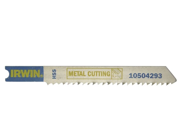 Irwin 10504293 U118B Jigsaw Blades Metal Cutting Pack of 5