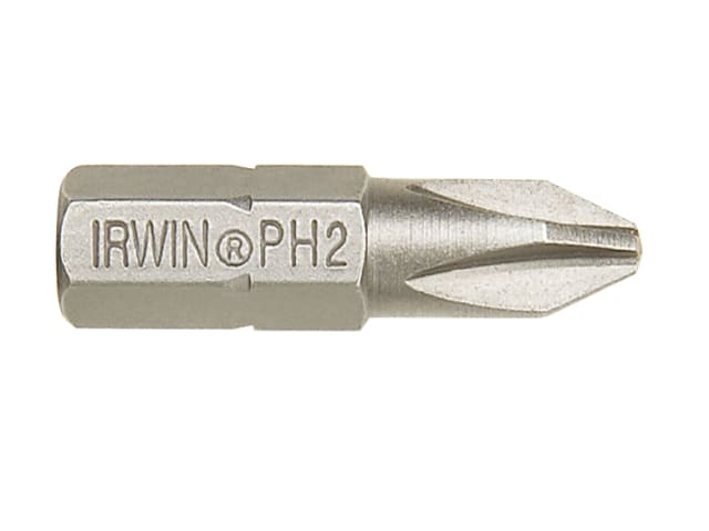 Irwin 10504387 Phillips Insert Bits PH1 25mm (Pack 2)