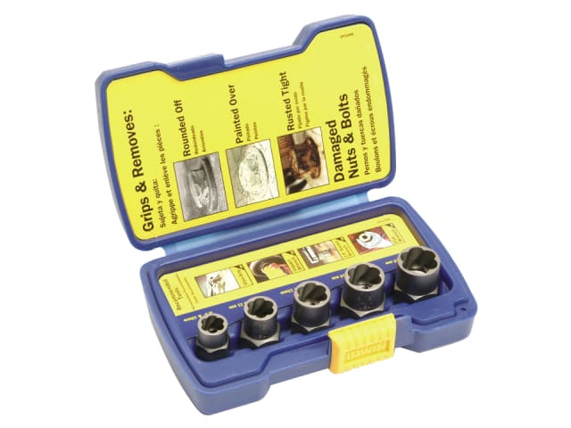 Irwin 10504634 Bolt Grip Fastener Remover Base Set, 5 Piece