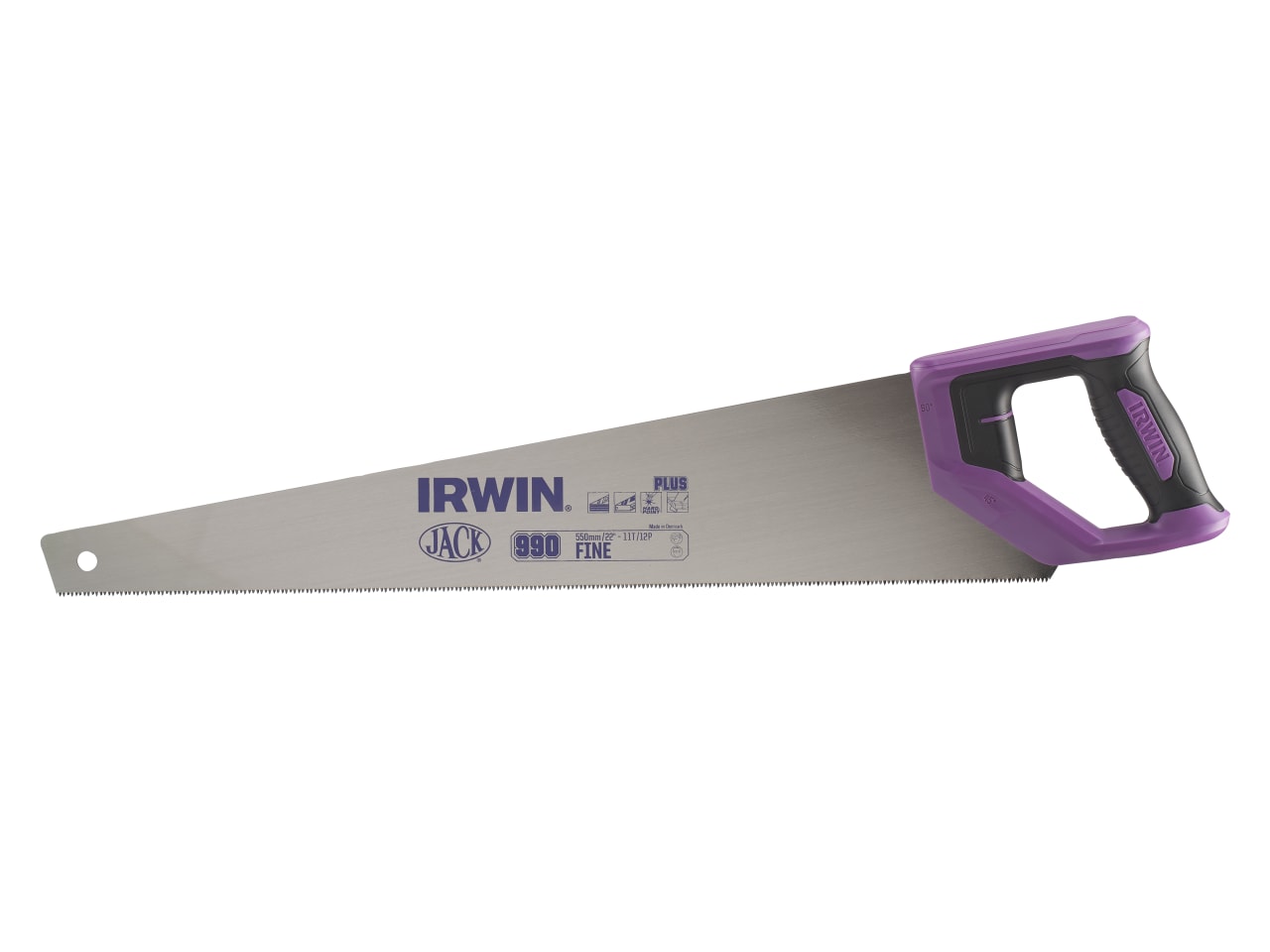 IRWIN® Jack® 10505215 990UHP Fine Handsaw Soft Grip 550mm (22in) 11/12 TPI - JAK990UHP550 - main image