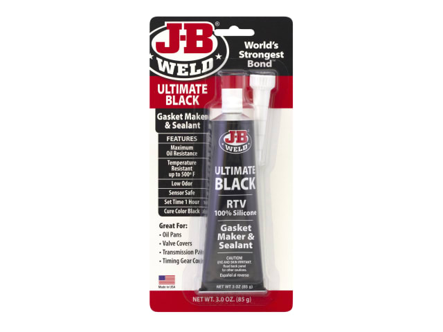 J-B Weld 32329UK Silicone Gasket Maker & Sealant Black 85g