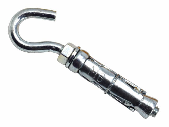 Masonmate 0865H6 Hook Bolt Shield Anchor M6 (50)