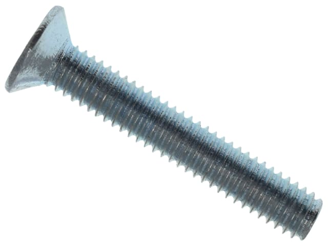 Metalmate Machine Screw Pozi Compatible CSK ZP M4 x 12mm Box 50