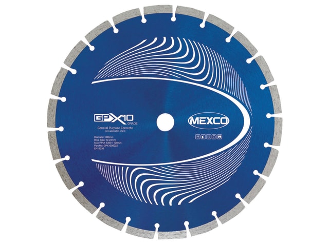 MEXCO GPX1030022 GPX10 Concrete Diamond Blade 300 x 22.23mm