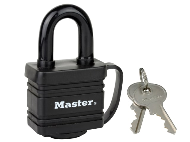 Master Lock 7804EURD Weather Tough Black Finish 40mm Padlock