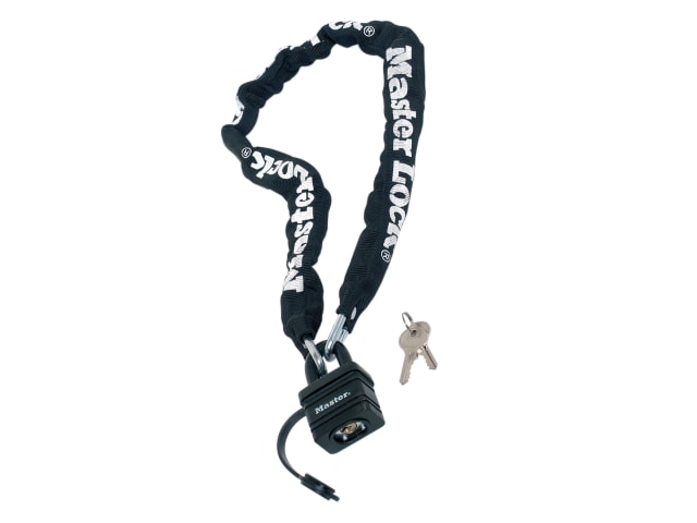 Master Lock 8390EURDPRO Weather Tough 40mm Padlock & Chain 90cm x 6mm