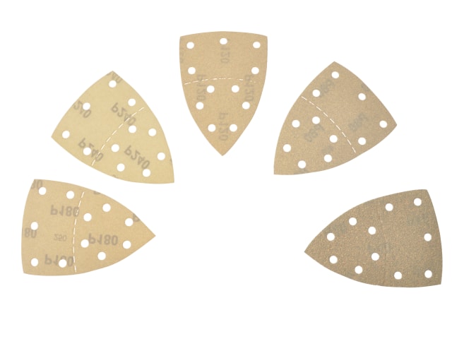 Metabo 625618000 Assorted Sanding Sheets Suitable for Paint FMS200 (Pack 10)