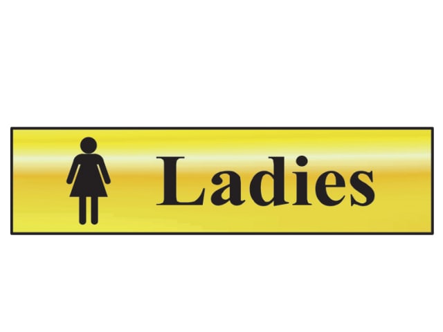 Scan 6002 Ladies - Polished Brass Effect 200 x 50mm