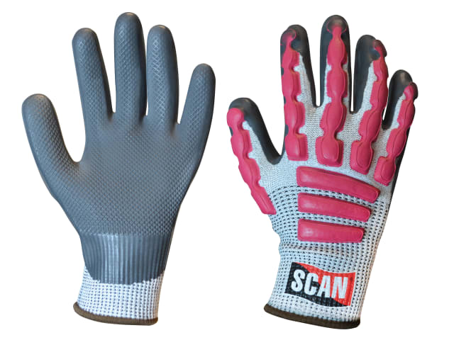 Scan T5000 Anti-Impact Latex Cut 5 Gloves - XL (Size 10)