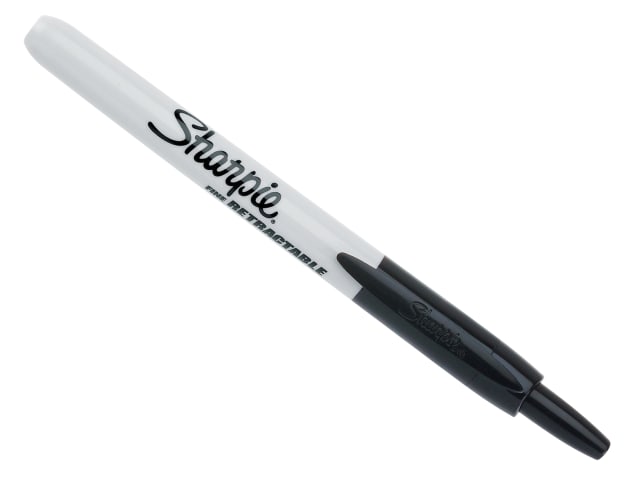 Sharpie 1985871 Retractable Fine Permanent Marker Black