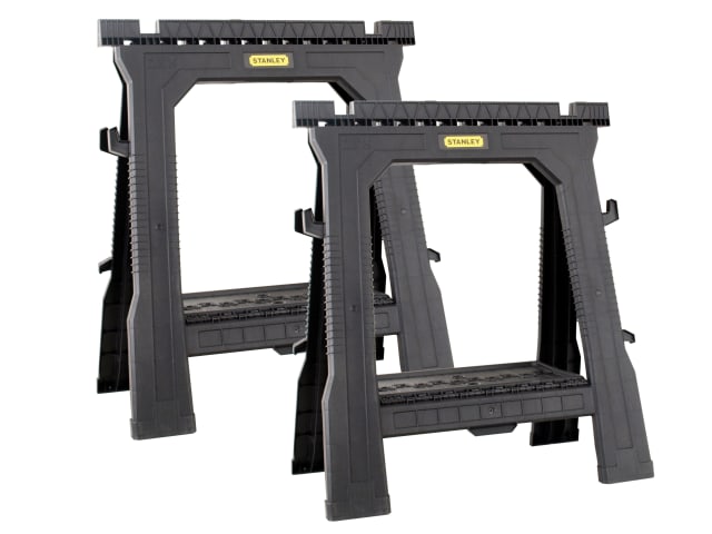 Stanley STST1-70713 Folding Sawhorses (Twin Pack)