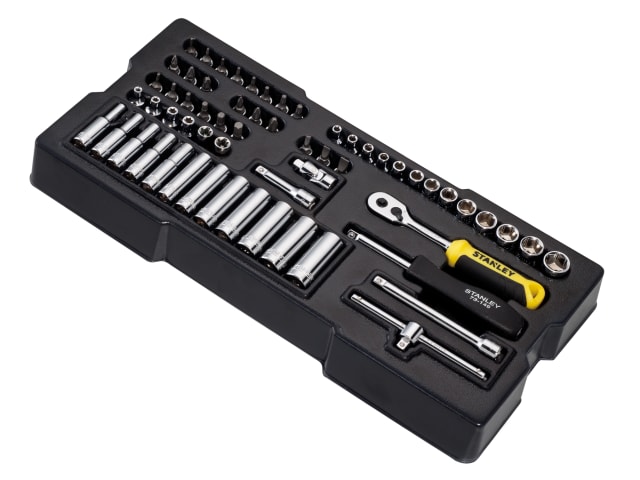 Stanley STMT1-74175 Transmodule System 1/4in Drive Metric Socket Set 60 Piece