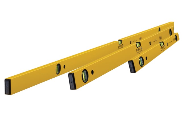 Stabila 17191 70-2 Double Plumb Spirit Level Pack 60cm, 120cm & 180cm