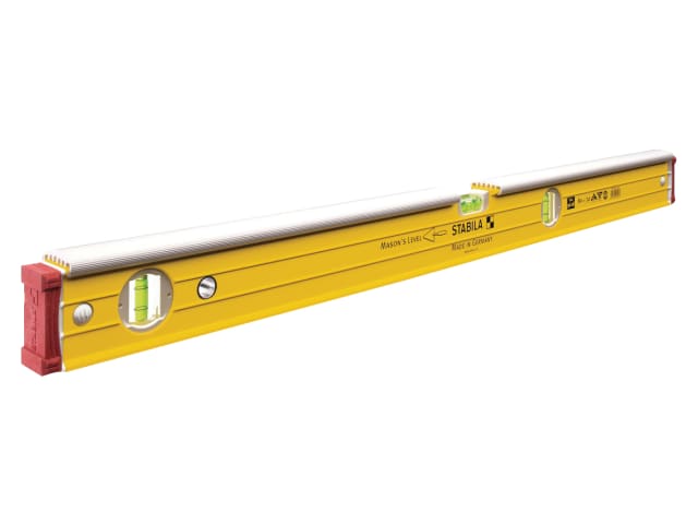 Stabila 16403 96-2-K Double Plumb Masons Spirit Level 3 Vial 80cm