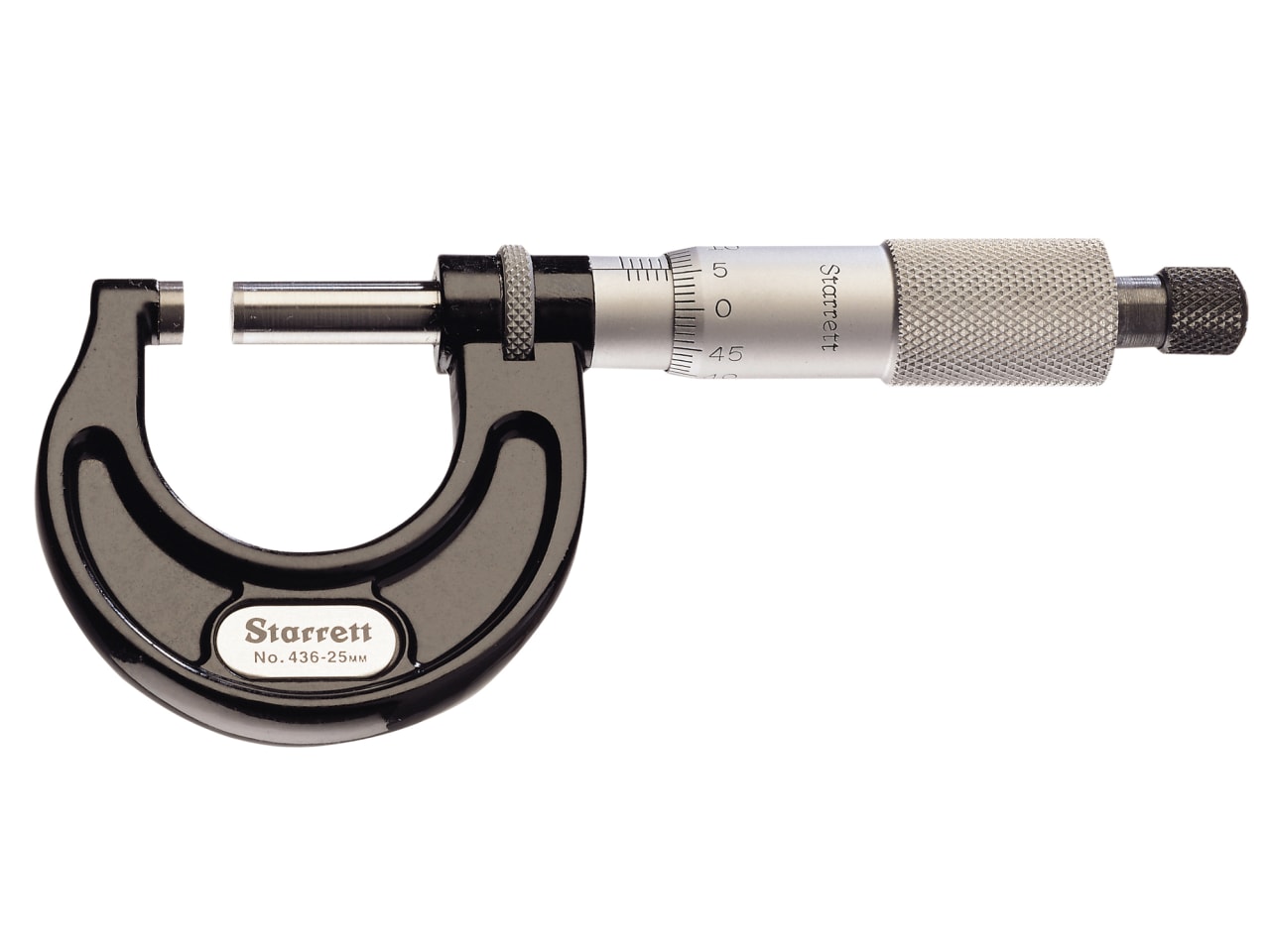 Starrett CU9522 436.1MXRL-75 Outside Micrometer 50-75mm Graduation 0.01mm - STR436M75 - main image