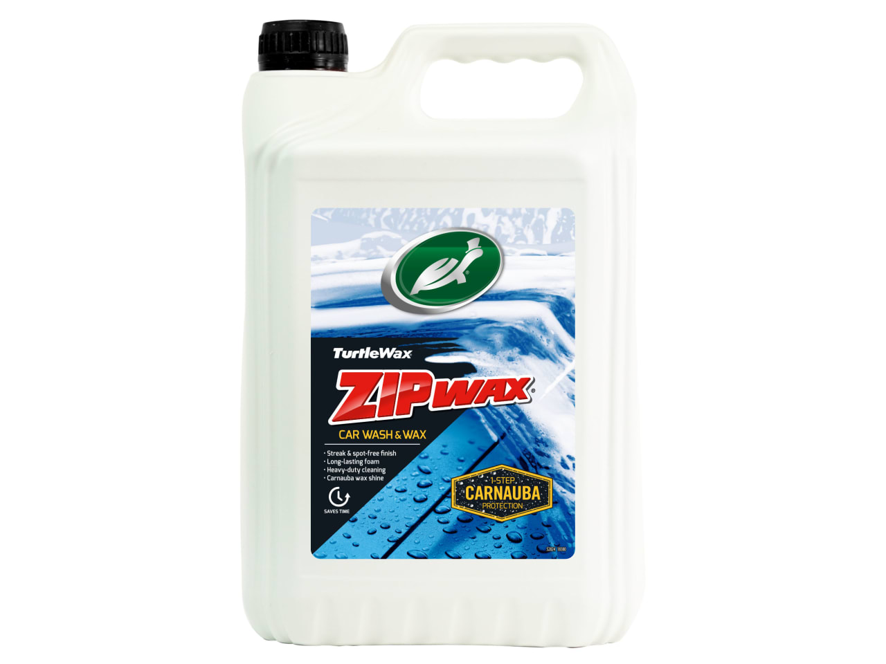 Turtle Wax 52824 Zip Wax Car Wash & Wax 5 litre - TWX52824 - main image