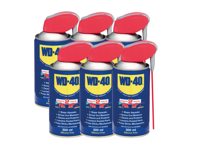 WD-40 44410/156 WD-40 Multi-Use Smart Straw 300ml x 6