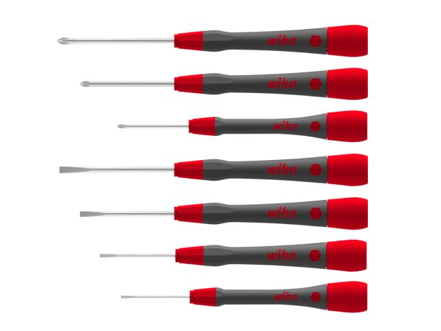 Wiha 42991 PicoFinish SL/PH Fine Screwdriver Set, 7 Piece