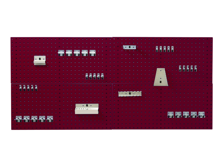 Bott 14031422.24 Perfo Panel & Hook Kit Crimson Red