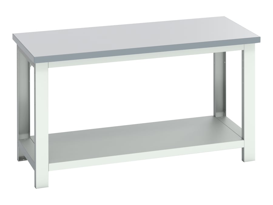 Bott 41003669.16V Cubio Bench with Shelf, Laminate Top 1500 x 750mm