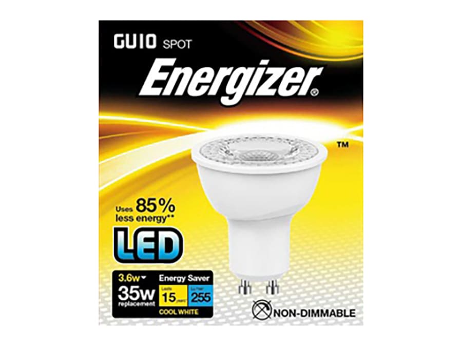 Energizer® S8822 LED GU10 Bulb Cool White 3.8W