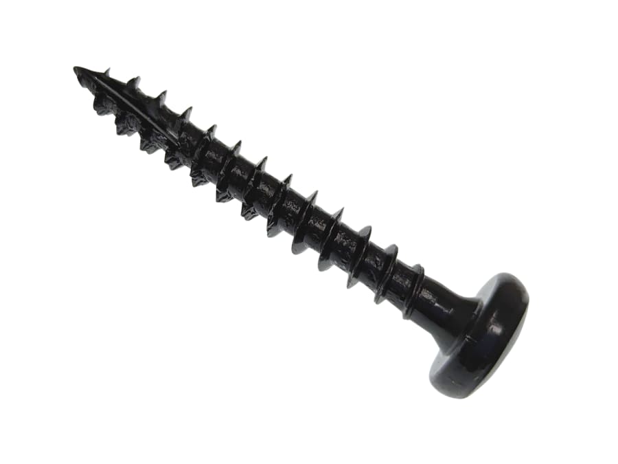 ForgeFix SPEPH3525BL Spectre™ PZ Compatible Wood Screw Pan Black 3.5 x 25mm Box 200