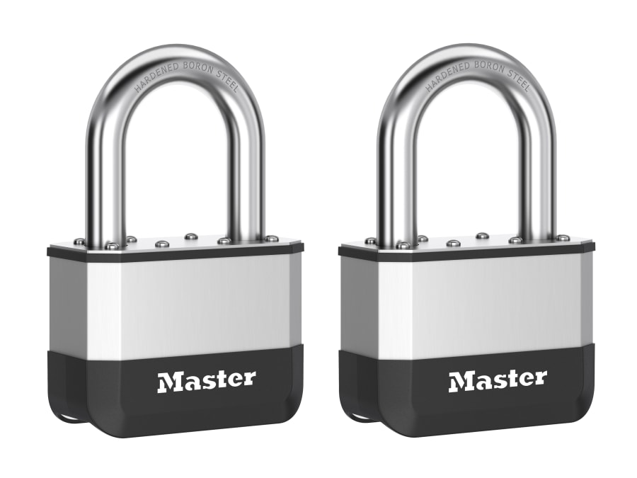 Master Lock PK1EURTLF Elite™ Laminated 45mm Padlock - 38mm Shackle (Pack of 2)
