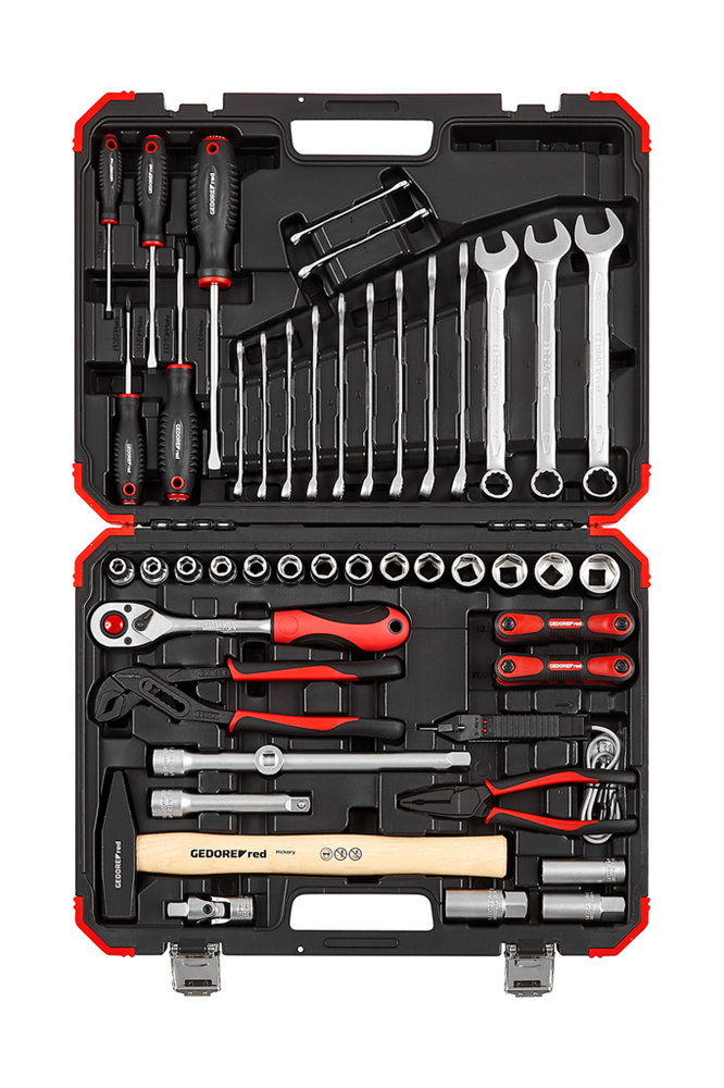 Gedore 3300370 R69003061 Socket wrench set 1/2" 61-piece Auto-Universal