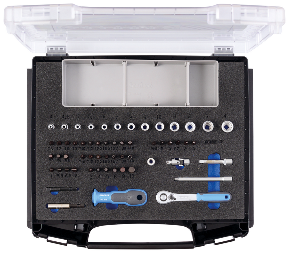 Gedore 2836165 1101-D 20 Socket set 1/4" in i-BOXX 72