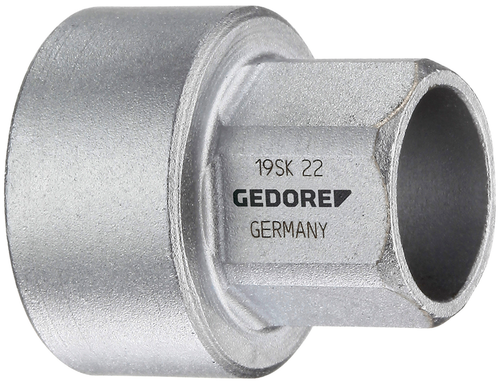 Gedore 2225972 19 SK 22 Socket 1/2", short, 22 mm