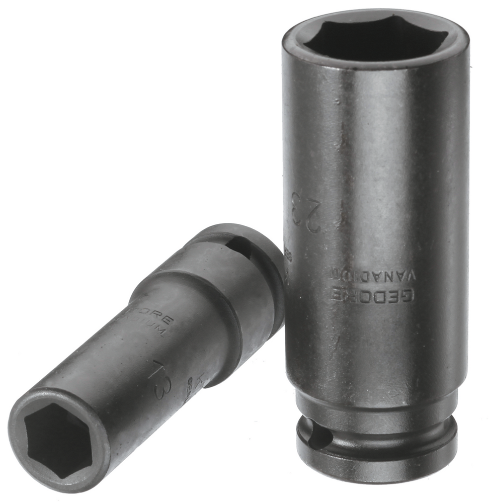 Gedore 6163540 K 19 L 13  Impact socket 1/2" long hexagon 13 mm